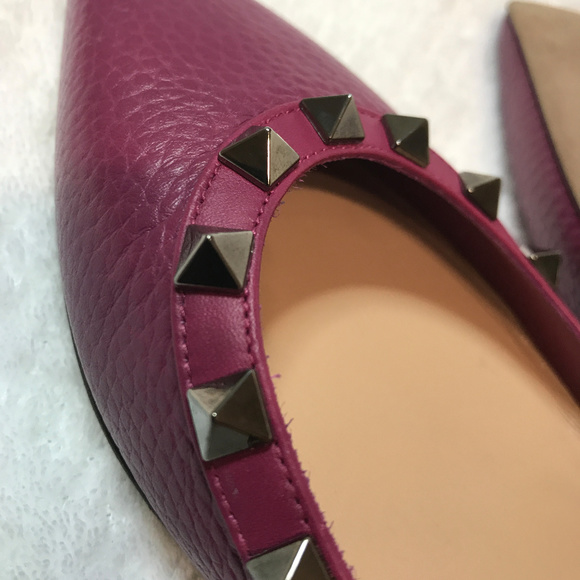 Valentino Rockstud ballerinas flat shoes - Picture 6 of 8